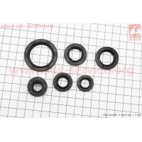 Сальник двигателя 70cc к-кт 6шт (18,9*30*5;13,7*24*5;11,6*24*10;12*21*4; 30*42*4,5; 17*29*5)