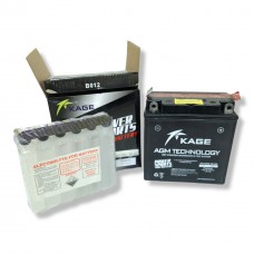 Аккумулятор квадроциклов ATV 150-200-250 (9Ah) KAGE KG12N9-3B-BS (135×75×139 мм)