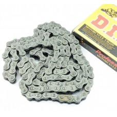 Цепь привода 428 136 звеньев привода с замком DID grey