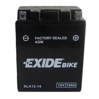 Аккумулятор (12Ah, 210A) AGM EXIDE SLA12-14 = AGM12-14 залит, заряжен