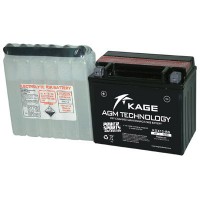 Аккумулятор (12Ah, 150A) AGM сухозаряженный KAGE KGX12-BS
